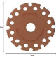 Disque à tronçonner et râper en carbure de tungstène PROXXON
