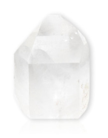 Cristal de roche poli en pointe
