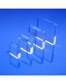 Socle plexiglas carré 40x40x10 mm