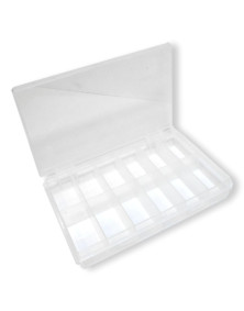 Boite translucide 12 cases