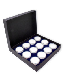 Coffret H17 avec 12 boites rondes SE01 de 27mm