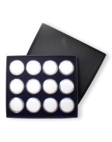 Coffret H17 avec 12 boites rondes SE01 de 27mm