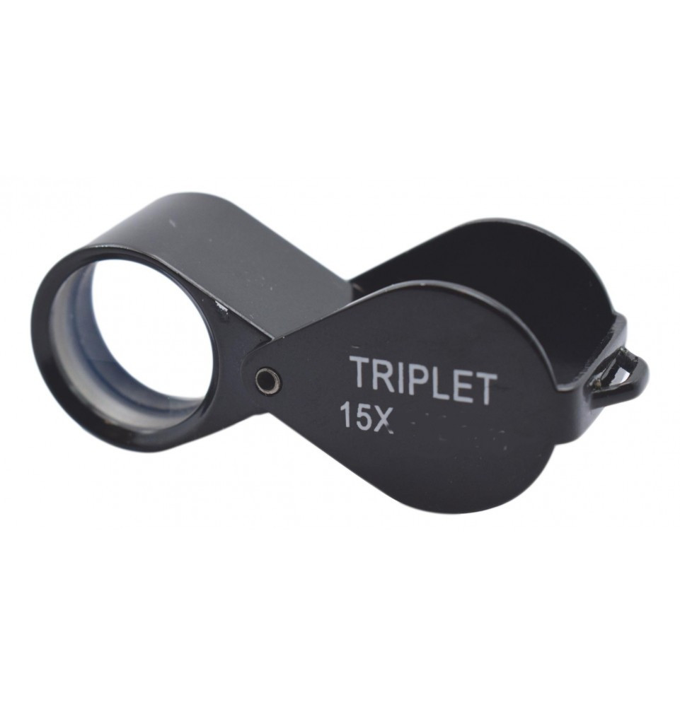 Loupe triplet de terrain grossissement x15 Loupe triplet de terrain grossissement x15