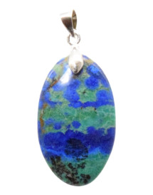 Pendentif  Azurite Malachite la trouvaille