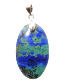 Pendentif Azurite Malachite
