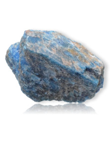 Apatite bleue brute