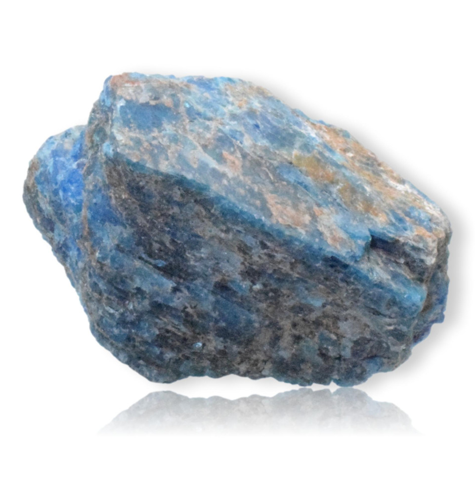 Apatite bleue brute