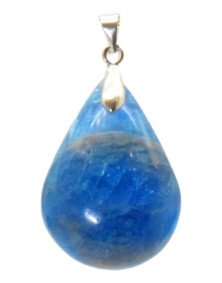 Pendentif Apatite bleue