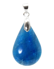 Pendentif Apatite bleue