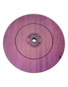 Plateau de polissage en Purple Heart Ø 200