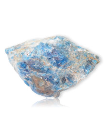 Apatite bleue brute