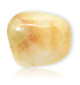 Galet de Citrine non naturelle ( améthyste chauffée )