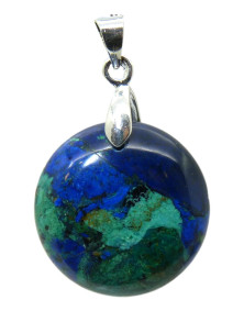 Pendentif Azurite Malachite