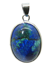 Pendentif Azurite Malachite