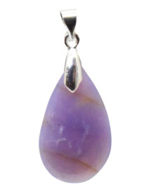 Pendentif Calcédoine violette