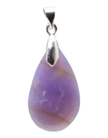 Pendentif Calcédoine violette