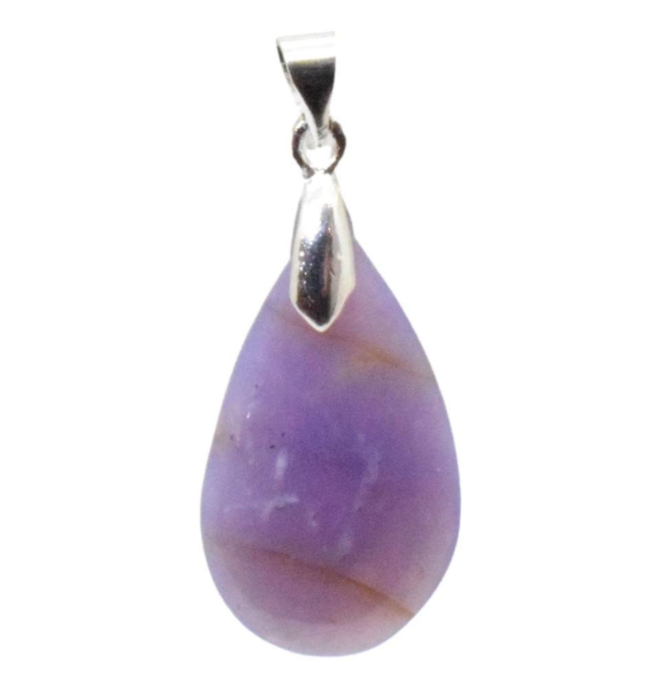 Pendentif Calcédoine violette