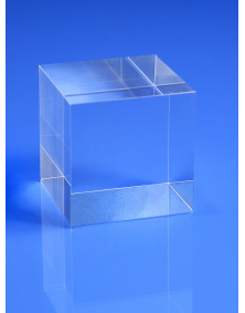 Socle plexiglas cubique 15x15x15 mm