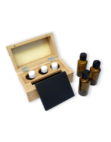 Nécessaire à toucher les métaux 3 flacons refermables