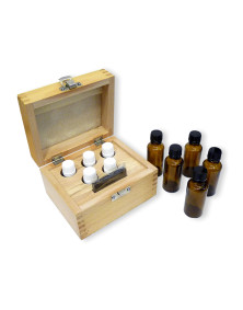 Nécessaire à toucher les métaux 5 flacons refermables