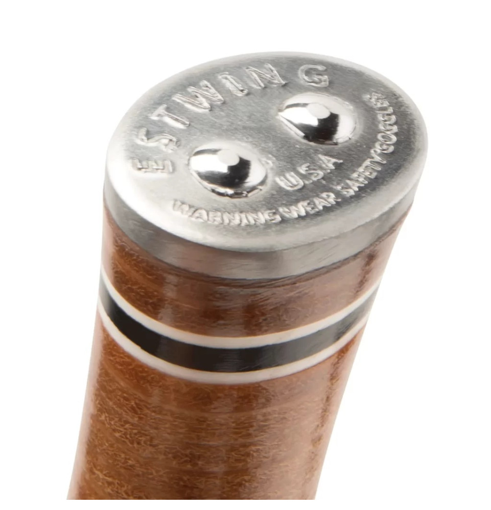 Marteau de couvreur, Manche en cuir,Tête lisse AIMANTEE, 925 g