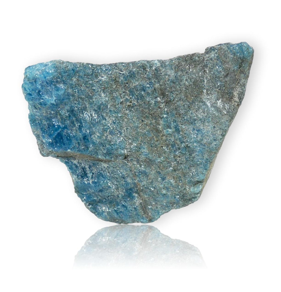 Apatite bleue brute