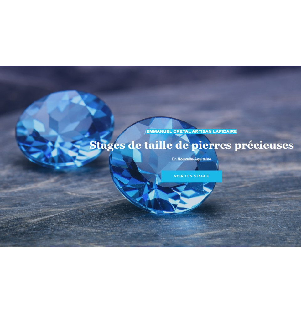 Stages d'initiation à la taille des pierres précieuses