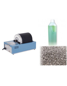 Set de polissage bijoux avec tonneau à polir de 1x1 kg