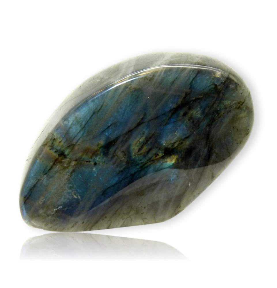 Bloc de Labradorite poli