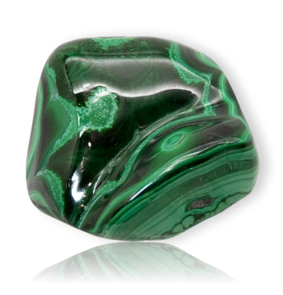 Malachite polie