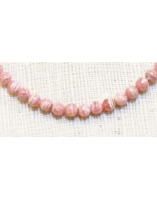 Collier en Rhodochrosite