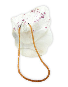 Collier en Grenat mandarine