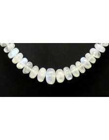 Collier en Pierre de Lune blanche