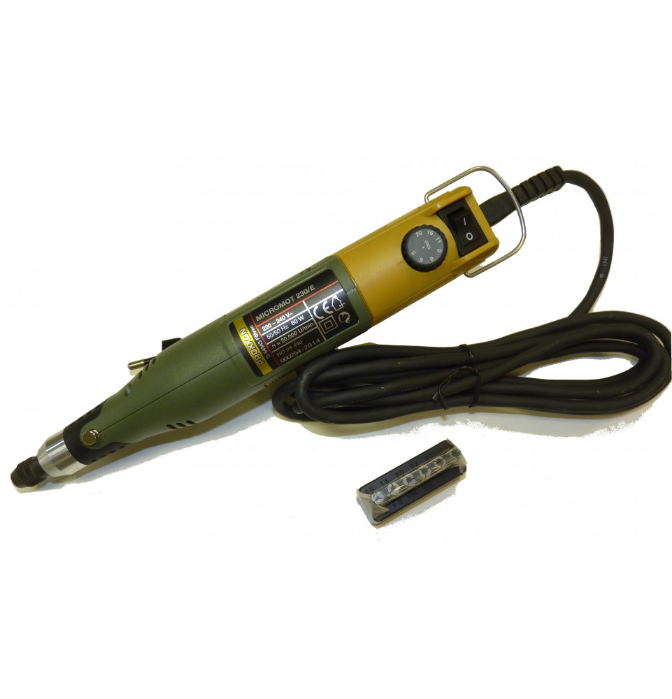 Perceuse-fraiseuse Proxxon MICROMOT 230/E - Avec étui Et 34 Accessoires