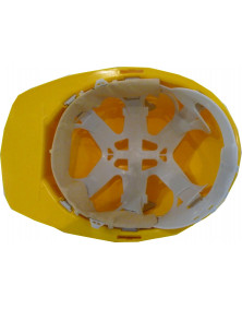 Casque de protection jaune