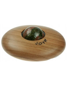 Roller de massage de Joya en Unakite - Epidote