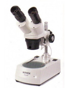Microscope NOVEX AP8, tête inclinée 45° avec double éclairage, grossissements 20