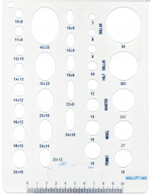 Gabarits ou " templates " pour ovales