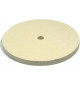Feutre blanc Ø150 x 10 mm, alésage 1/2 pouce