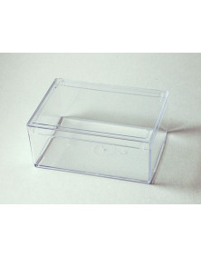 Boite plastique transparente 10 compartiments vide 165 x 112 x 31 mm