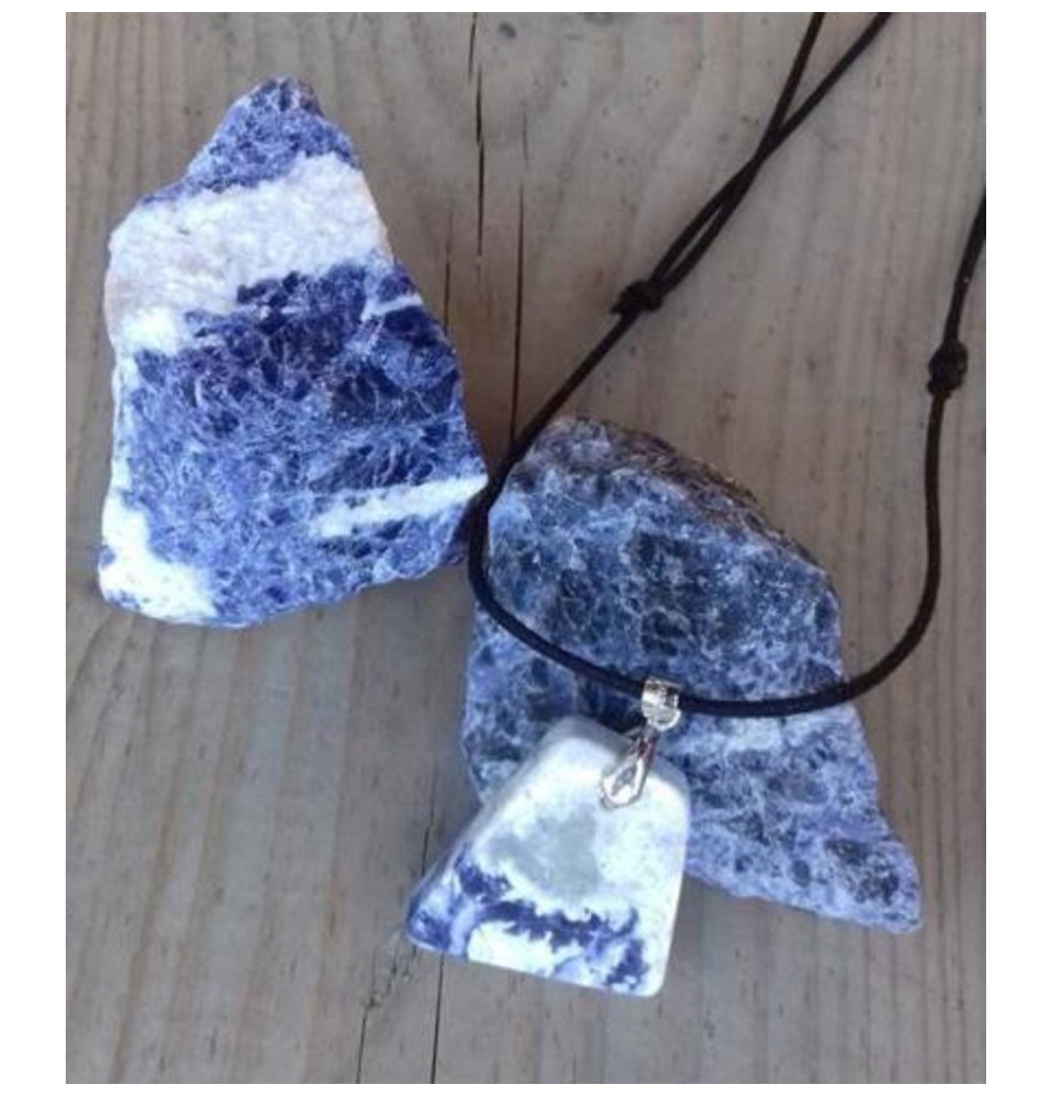 Pendentif en Sodalite