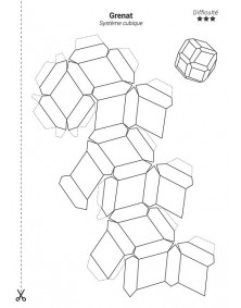 Livre de cristaux de cristaux à construire en 3D