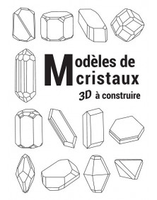 Livre de cristaux de cristaux à construire en 3D