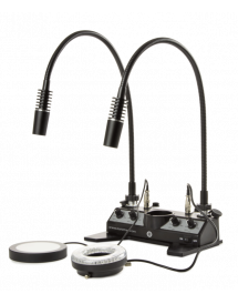 Source de lumière froide LED 2 bras