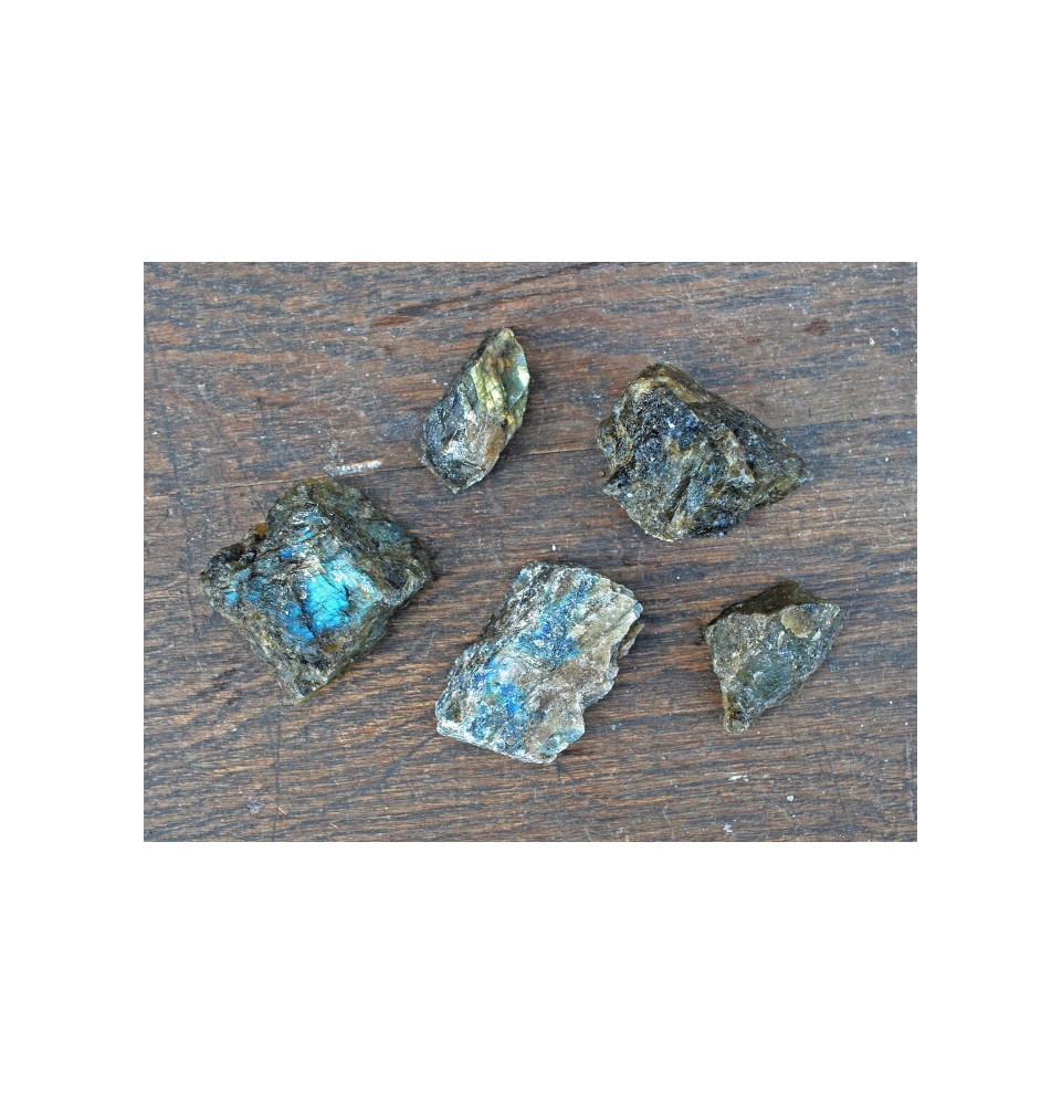 Labradorite brut - Sac de 1 Kg