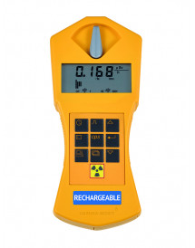 Détecteur de radioactivité pour rayons a, ß et y  avec signal et batterie rechargeable