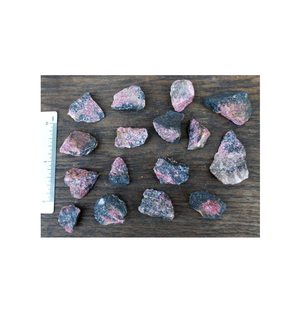 Rhodonite brut - Sac de 1 Kg