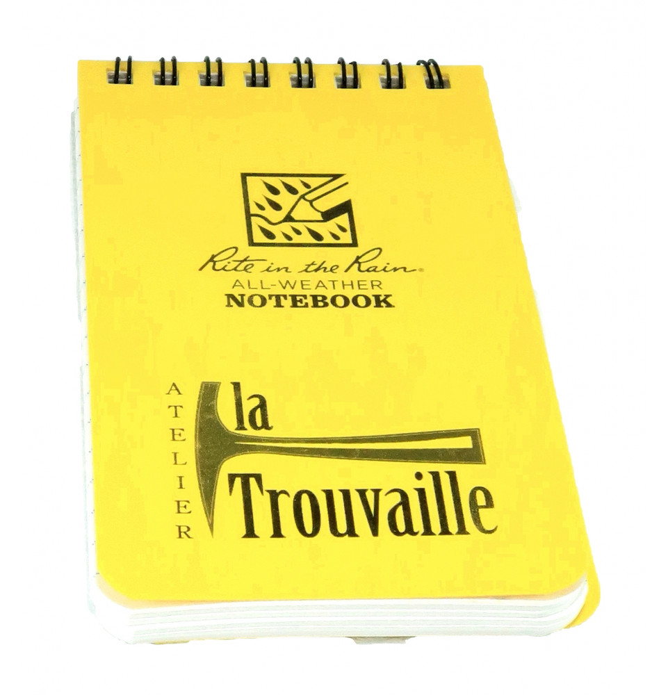 Carnet de terrain imperméable atelier la trouvaille