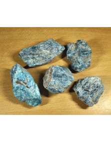 Apatite bleue brut -- Sac de 1 Kg