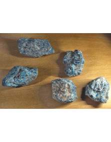 Apatite bleue brut -- Sac de 1 Kg